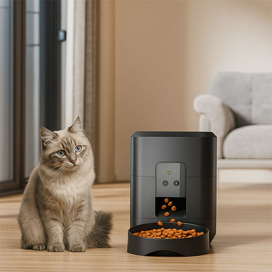 distributeur de croquettes pour chat sage