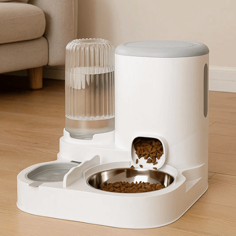 DISTRIBUTEUR DE CROQUETTES POUR CHAT - NEWMEAL™