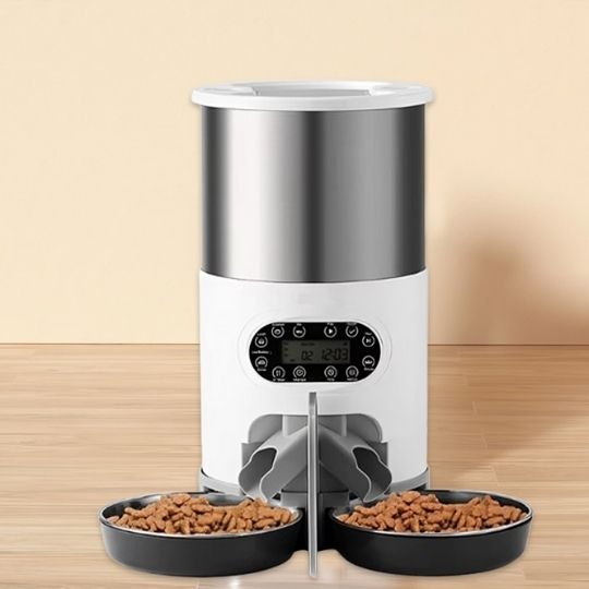 distributeur automatique croquettes chat feliconfort 2 bols