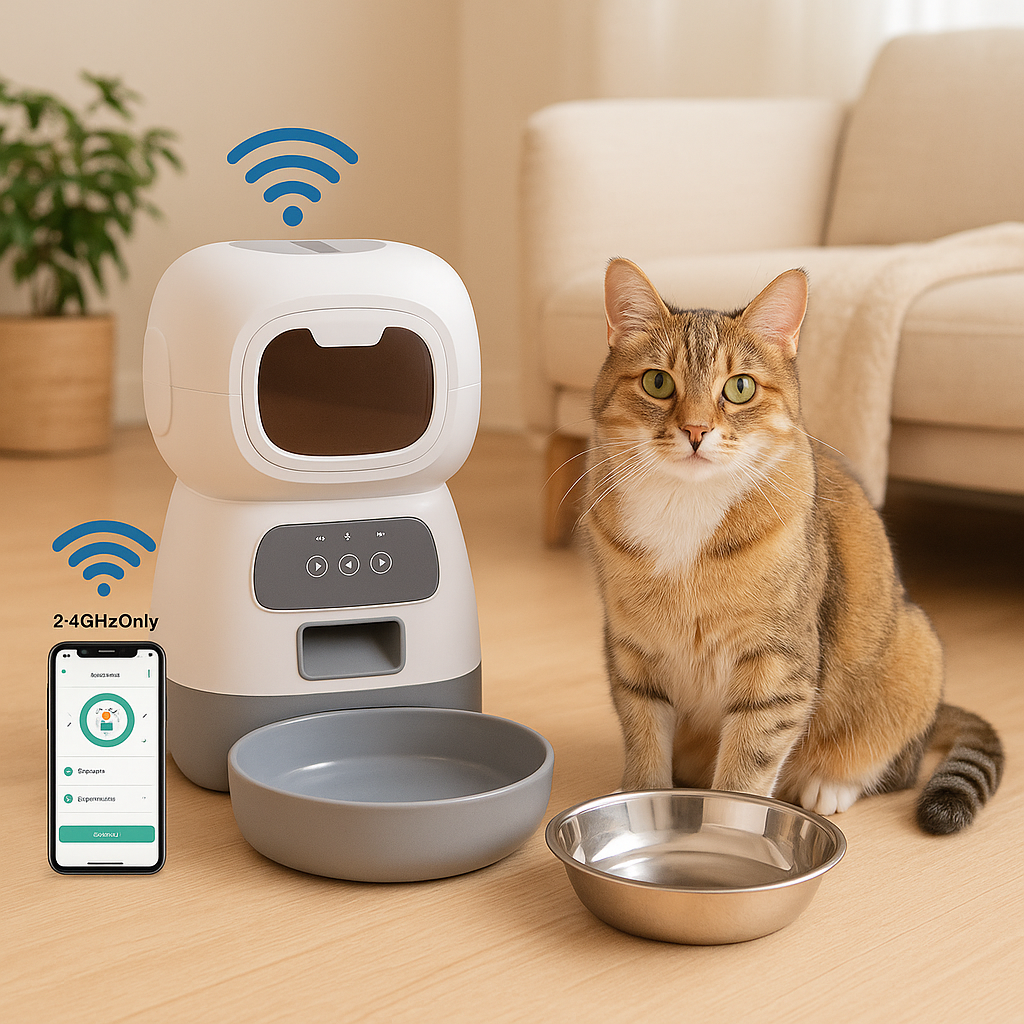distributeur croquette chat automatique wifi