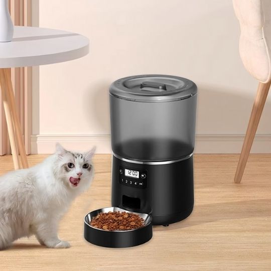 DISTRIBUTEUR AUTOMATIQUE CROQUETTES CHAT | WHISKERFEEDER™