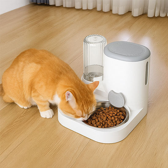 DISTRIBUTEUR DE CROQUETTES POUR CHAT - NEWMEAL™