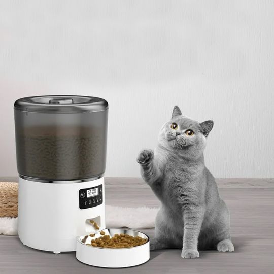 DISTRIBUTEUR AUTOMATIQUE CROQUETTES CHAT | WHISKERFEEDER™